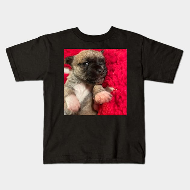 PUPPY LOVE Kids T-Shirt by Ash&Aim Tees